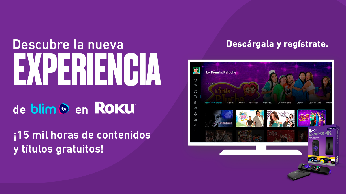 Blim tv ofrece acceso gratuito a su contenido en Roku – SALA LLENA